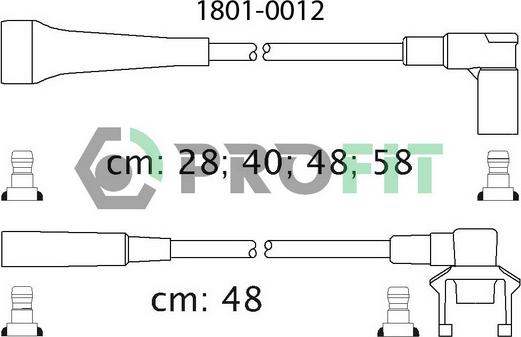 Profit 1801-0012 - Set kablova za paljenje www.molydon.hr