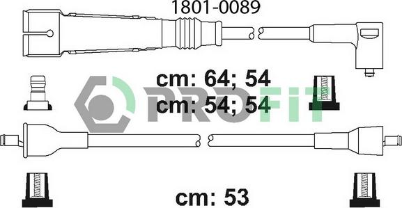 Profit 1801-0089 - Set kablova za paljenje www.molydon.hr