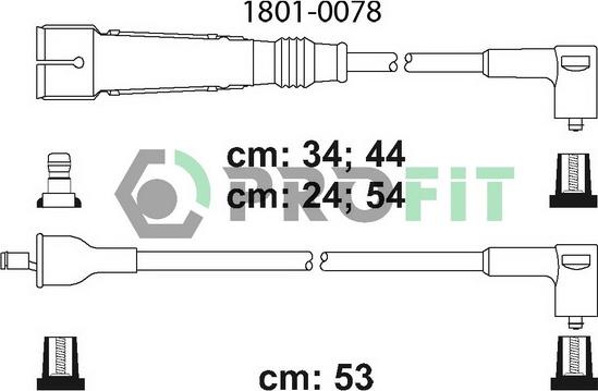 Profit 1801-0078 - Set kablova za paljenje www.molydon.hr