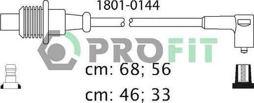 Profit 1801-0144 - Set kablova za paljenje www.molydon.hr