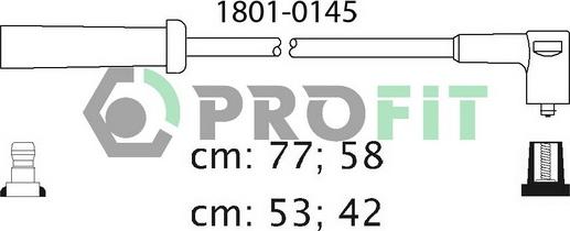 Profit 1801-0145 - Set kablova za paljenje www.molydon.hr