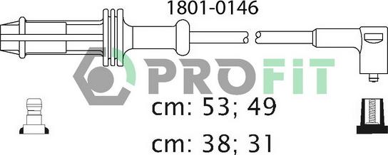 Profit 1801-0146 - Set kablova za paljenje www.molydon.hr