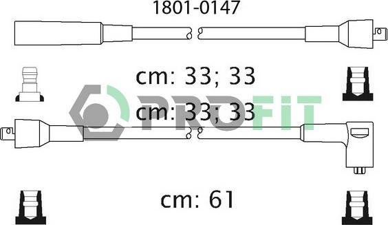 Profit 1801-0147 - Set kablova za paljenje www.molydon.hr