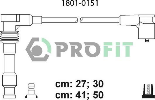 Profit 1801-0151 - Set kablova za paljenje www.molydon.hr