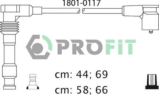 Profit 1801-0117 - Set kablova za paljenje www.molydon.hr