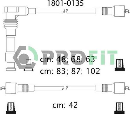 Profit 1801-0135 - Set kablova za paljenje www.molydon.hr