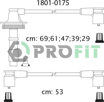 Profit 1801-0175 - Set kablova za paljenje www.molydon.hr