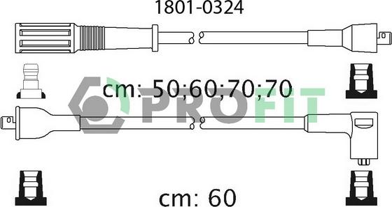 Profit 1801-0324 - Set kablova za paljenje www.molydon.hr