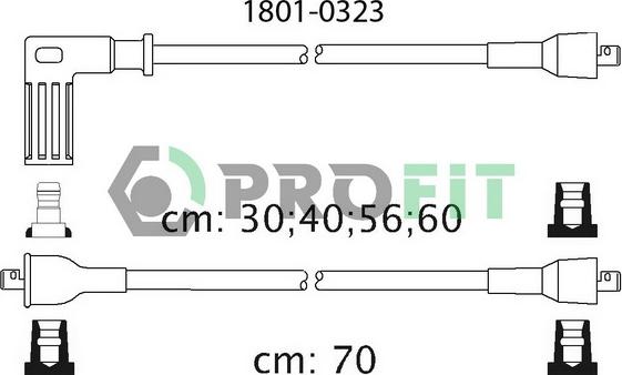 Profit 1801-0323 - Set kablova za paljenje www.molydon.hr