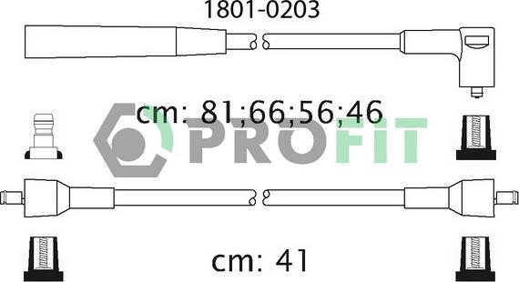 Profit 1801-0203 - Set kablova za paljenje www.molydon.hr