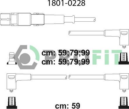 Profit 1801-0228 - Set kablova za paljenje www.molydon.hr