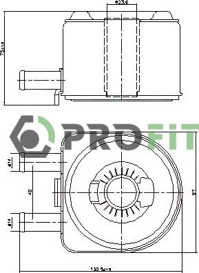 Profit 1745-0024 - Uljni hladnjak, ulje za motor www.molydon.hr