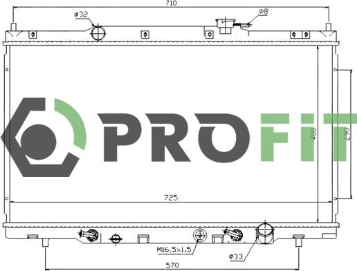 Profit 1740-0203 - Hladnjak, hladjenje motora www.molydon.hr