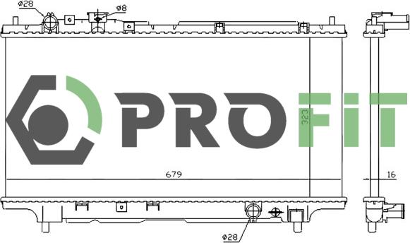 Profit 1740-0223 - Hladnjak, hladjenje motora www.molydon.hr