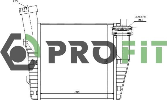 Profit 1780-0002 - Intercooler, hladnjak www.molydon.hr