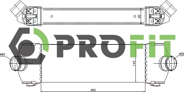 Profit 1780-0106 - Intercooler, hladnjak www.molydon.hr