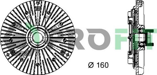 Profit 1720-2012 - kvačilo, ventilator hladnjaka www.molydon.hr