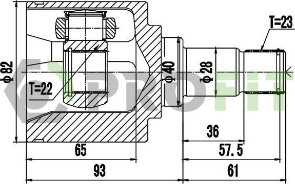 Profit 2810-2049 - Kardan, Pogonska osovina www.molydon.hr