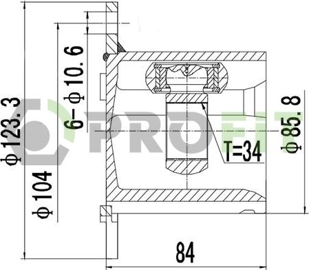 Profit 2810-2040 - Kardan, Pogonska osovina www.molydon.hr