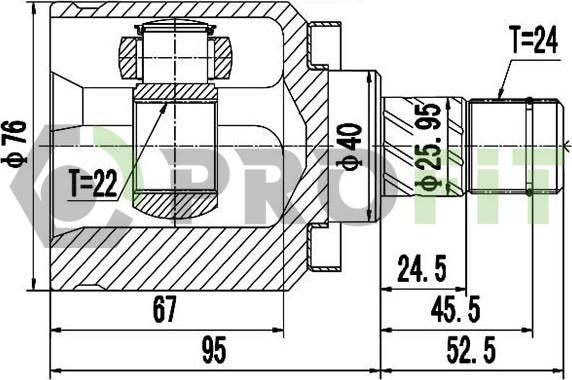 Profit 2810-2082 - Kardan, Pogonska osovina www.molydon.hr