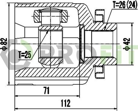 Profit 2810-2070 - Kardan, Pogonska osovina www.molydon.hr