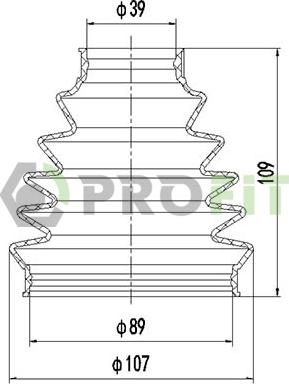 Profit 2710-0048 XLB - Manžeta, Pogonska osovina www.molydon.hr