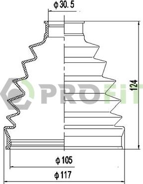 Profit 2710-0057 XLB - Manžeta, Pogonska osovina www.molydon.hr