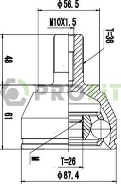 Profit 2710-1510 - Kardan, Pogonska osovina www.molydon.hr