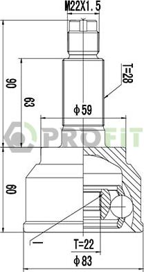 Profit 2710-3012 - Kardan, Pogonska osovina www.molydon.hr