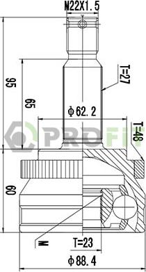 Profit 2710-3034 - Kardan, Pogonska osovina www.molydon.hr