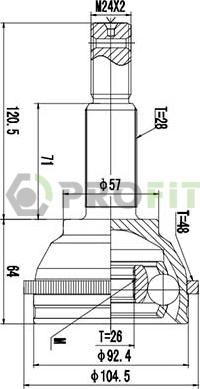 Profit 2710-3030 - Kardan, Pogonska osovina www.molydon.hr