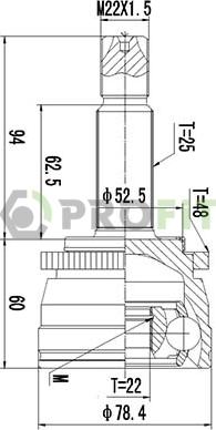 Profit 2710-3032 - Kardan, Pogonska osovina www.molydon.hr