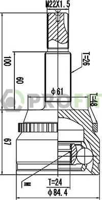 Profit 2710-3071 - Kardan, Pogonska osovina www.molydon.hr