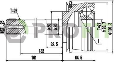 Profit 2710-3122 - Kardan, Pogonska osovina www.molydon.hr