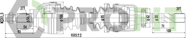 Profit 2730-1242 - Pogonska osovina www.molydon.hr