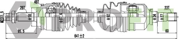 Profit 2730-3079 - Pogonska osovina www.molydon.hr