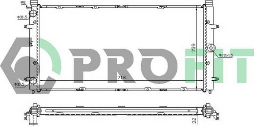 Profit PR 9567A1 - Hladnjak, hladjenje motora www.molydon.hr