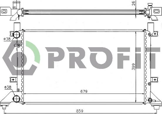 Profit PR 9567A8 - Hladnjak, hladjenje motora www.molydon.hr