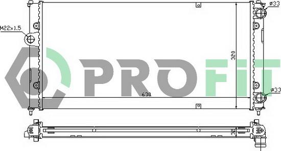 Profit PR 9504A3 - Hladnjak, hladjenje motora www.molydon.hr