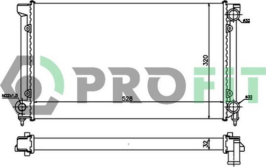 Profit PR 9537A4 - Hladnjak, hladjenje motora www.molydon.hr