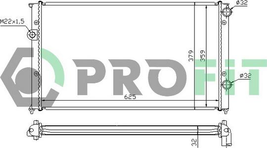 Profit PR 9537A3 - Hladnjak, hladjenje motora www.molydon.hr