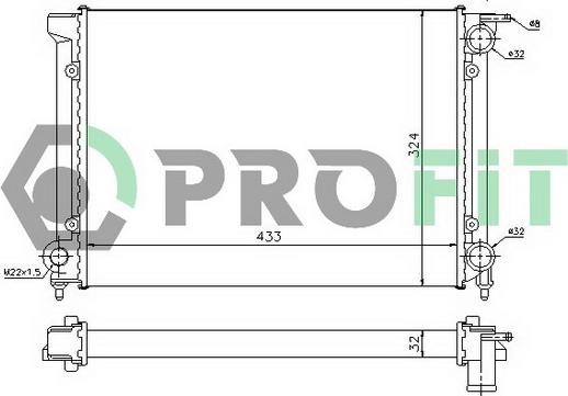 Profit PR 9521A2 - Hladnjak, hladjenje motora www.molydon.hr