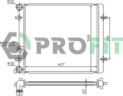 Profit PR 9523A1 - Hladnjak, hladjenje motora www.molydon.hr