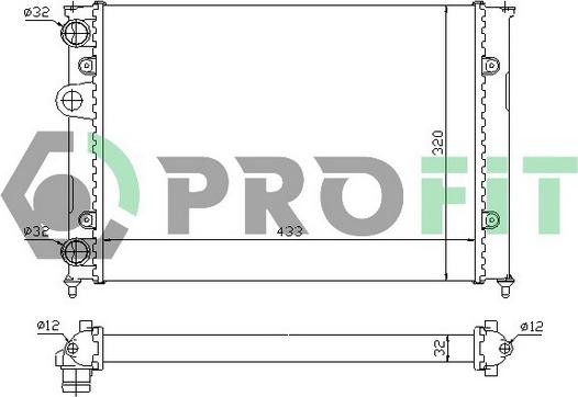 Profit PR 9522A5 - Hladnjak, hladjenje motora www.molydon.hr