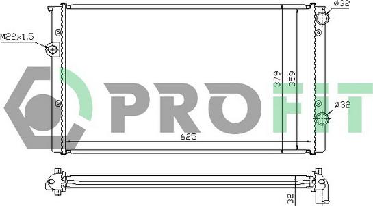 Profit PR 9522A3 - Hladnjak, hladjenje motora www.molydon.hr