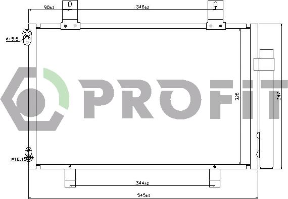 Profit PR 9210C1 - Kondenzator, klima-Uređaj www.molydon.hr