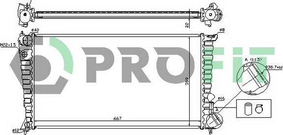 Profit PR 5560A1 - Hladnjak, hladjenje motora www.molydon.hr