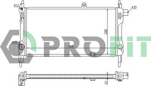 Profit PR 5052A1 - Hladnjak, hladjenje motora www.molydon.hr