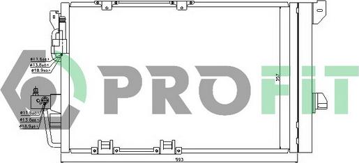 Profit PR 5079C1 - Kondenzator, klima-Uređaj www.molydon.hr