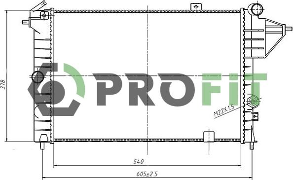 Profit PR 5076A4 - Hladnjak, hladjenje motora www.molydon.hr